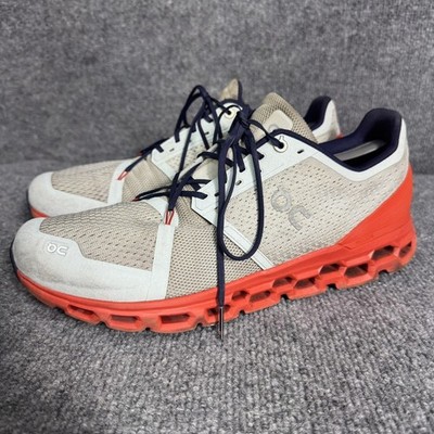 On Cloud Cloudstratus Running Shoes Mens Size 11.5 Gray Sneaker Cloud Helion