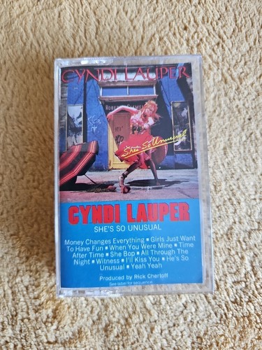 Cyndi Lauper Cassette Lot (4) Night To Remember Hat Full She's So True Colors - Picture 6 of 14