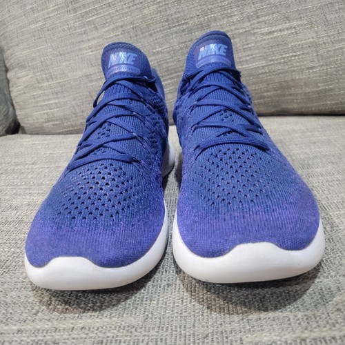 Nike Lunarepic Flyknit 2 Men's Size 8.5 Running Shoes Blue 863779-400 - Picture 6 of 14