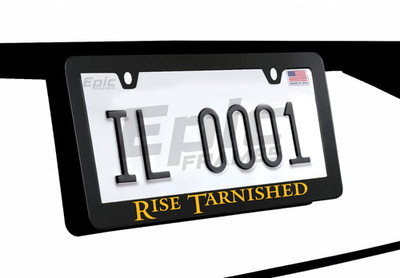 Elden Ring License Plate Frame Rise Tarnished Elden Ring Merch Yellow