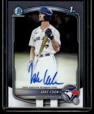 JAKE COOK 2025 BOWMAN DRAFT CHROME PROSPECT #CPA-JC AUTO