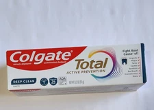 Colgate Total  Active Prevention Toothpaste -  Deep Clean 3.3 oz