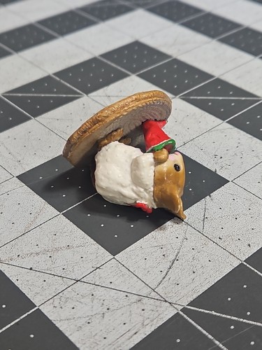 Wee Forest Folk M-142 - Chris-Mouse Stocking (White/Red) RETIRED - Picture 11 of 14