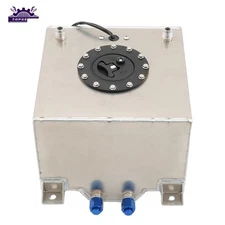 20L 5 Gallon Racing/street Fuel Cell Gas Tank + Level Sender Drift/polished