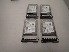 Lot of (4) DELL/SEAGATE 1.2TB 10K 12Gb/s 2.5" SAS ST1200MM0088 DP/N 0WXPCX