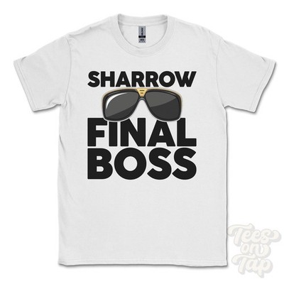SHARROW FINAL BOSS T-SHIRT lustiges Weihnachtsgeschenk Sheffield Kenwood England Ibiza