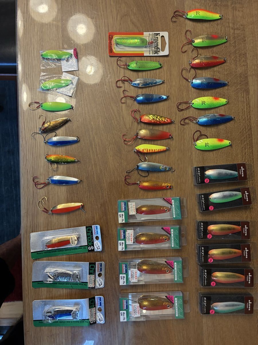 37 spoons set, Answer, Adrowa, Chinook, Masu etc., for Cherry salmon, main - Image 1