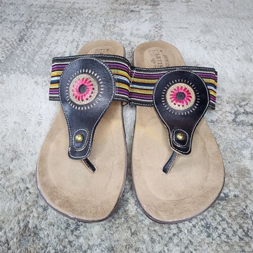 Spring Step L'Artiste Women's Size 40 US 9 Sandals Chuckles Thong Leather - Picture 3 of 7