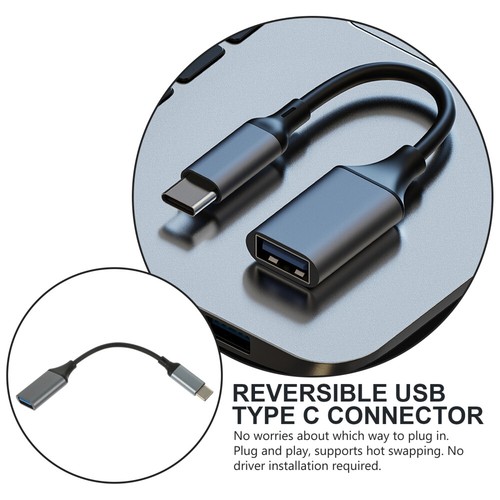 3 Pcs Usb Adapter Female Type-c Adapters/data Cables 3.0 to Convert - Afbeelding 6 van 12