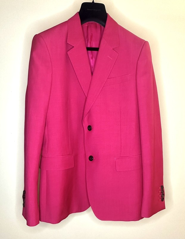Alexander McQueen Fuchsia Hot Pink Blazer Alexander McQueen Fuchsia Hot Pink Blazer