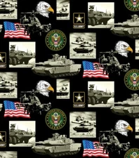 SALE USA ARMY MILITARY FLAG TANK HELICOPTER 100% COTTON FABRIC BTHY