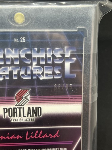 2018-19 Donruss Optic - Damian Lillard - Blue Express Lane Insert #'d 36/85 - Picture 3 of 6