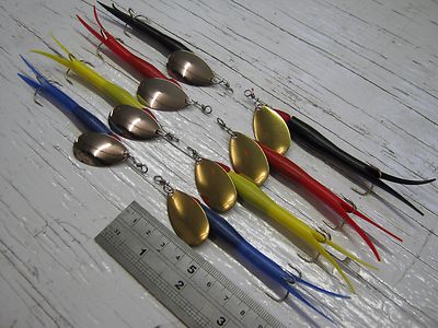 FCP1 Purple Flying C Spinners 15g #3 Lures Bass Salmon Pike Sea Trout Fishing.