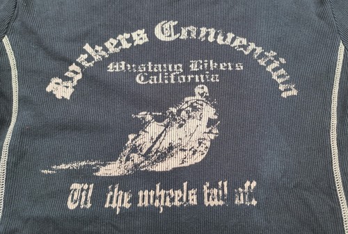 Mustang Jeans Tshirt Langarm Motorrad Gr. L - Bild 5 von 7