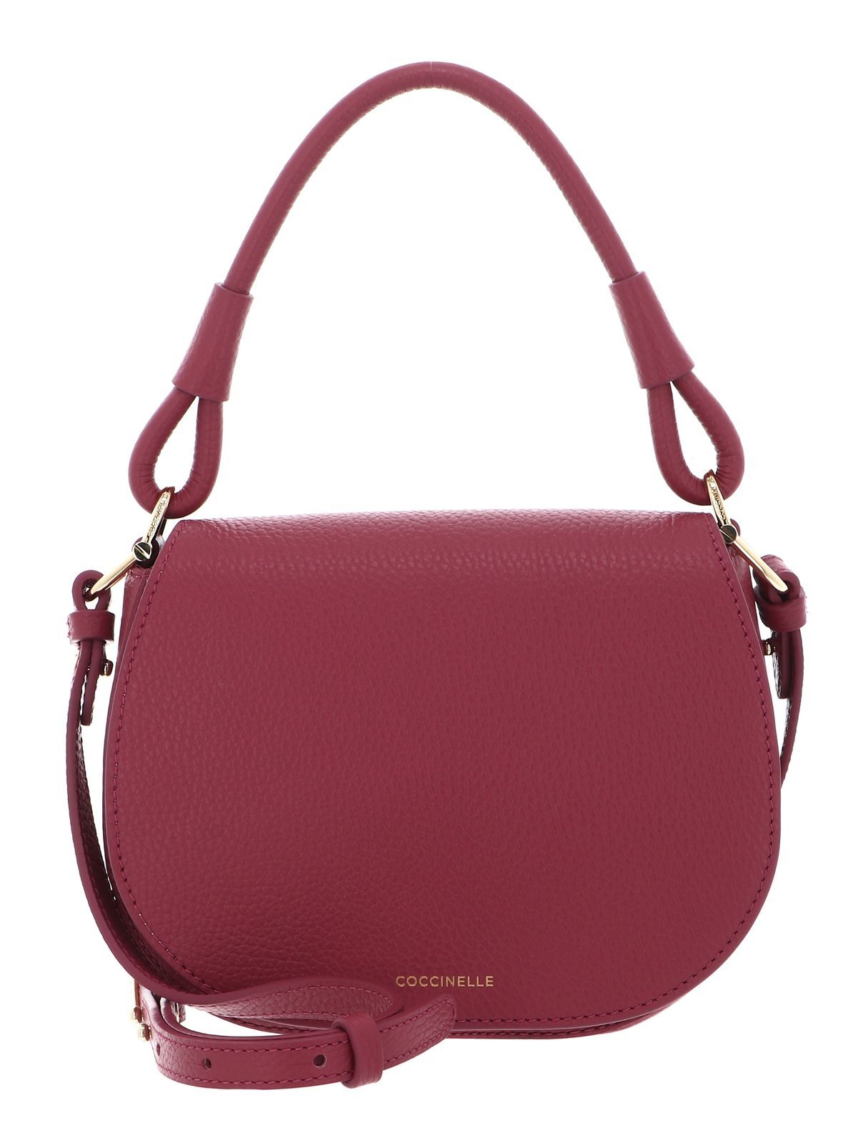 COCCINELLE handbag Eclyps Mini Bag Grained Leather Rosewood