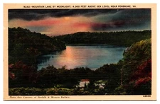 VTG Mountain Lake by Moonlight, 4000' Above Sea Level, Near Pembroke, VA