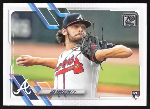 2021 Topps Ian Anderson #239a Rookie RC Atlanta Braves