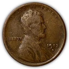 1913-D Lincoln Wheat Cent Extremely Fine XF Coin #5768