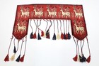 4'7x2'7 ft Wall Hanging Animal Rug Afghan Hand Made Rug Home Decor Door Hanging