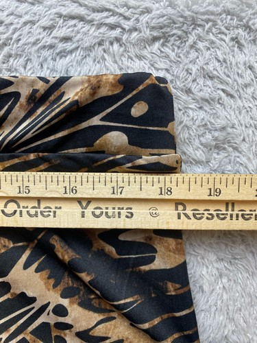 Fashion Nova Pants Women 2X (36x33) Claudina Flare Animal Print Plus Spandex NWT - Picture 9 of 12