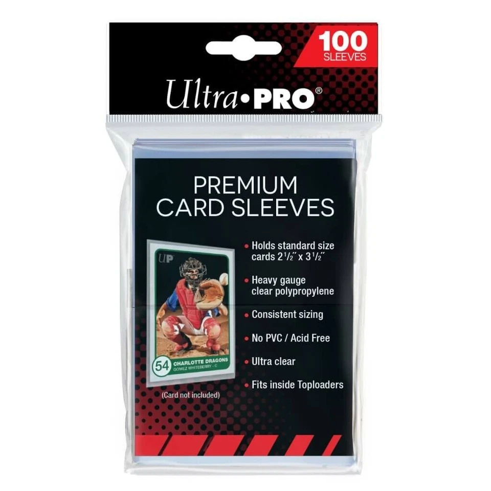 1000 Ultra PRO Premium Soft Sleeves Card Protectors Standard 10x 100ct 66 x 94mm - image 2 of 4