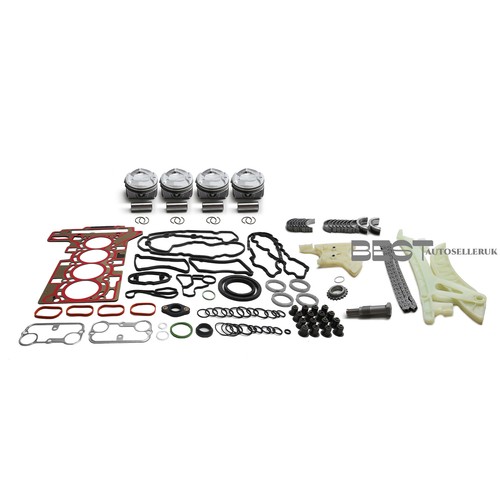 Fit For BMW 220i 320i F23 Piston 84.50mm Bearings Timing Repair Kit 4-Piece Set - Picture 2 of 18