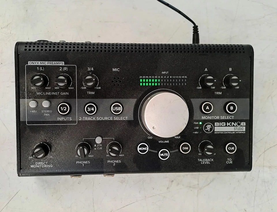 3X Mackie Big Knob Studio Recording Monitoring Controller USB Interface FOR PART - Image 2 of 4