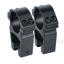 Dovetail Scope Rings High Profile For Scope Mount 1 Inch 25.4mm - See-Through
