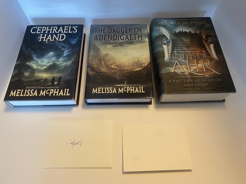 🔥 Melissa McPhail Lot Written Note!! Pattern Of Shadow & Light Books 1-3 Set - Picture 1 of 20