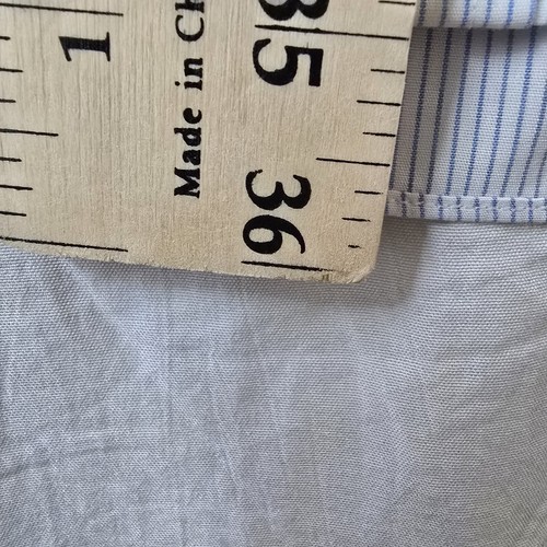 Brooks Brothers Est 1818 Men Supima Cotton Stretch Button Down 18 1/2 Pin Stripe - Picture 6 of 7