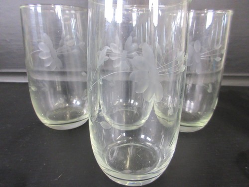 PRINCESS HOUSE vendre Heritage 11 oz verres plats gravés en cristal 4 lestés