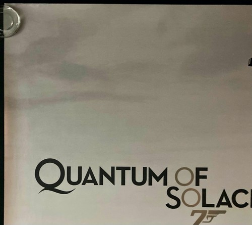 Quantum of Solace Original Quad Movie Cinema Poster Daniel Craig James Bond 2008 - Picture 2 of 7