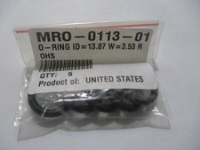LOT OF 5 HP INDIGO MRO-0113-01 O-RING ID 13.87 W 3.53