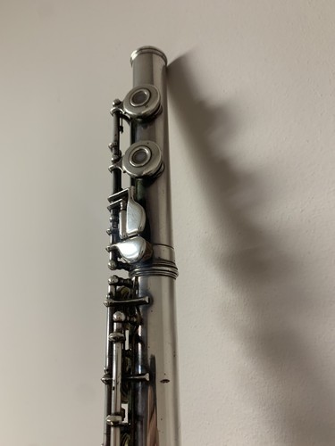 "WIE BESEHEN, LESEN" Gemeinhardt M3 Flöte offenes Loch mit Koffer Vintage Holzblasinstrument - Bild 8 von 11