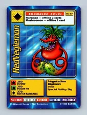 Digimon Digi Battle RedVegiemon Bo-87 Series 2 Bandai 1999