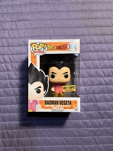 Funko POP Dragon Ball Z Badman Vegeta 158 Hot Topic Exclusive DBZ Dragonball