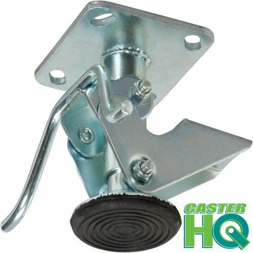 Caster HQ - Bloqueo de piso de 5 pulgadas - FL50117 - 4"" x 4-1/2"" Placa superior - 6-3/4"" - 5-1/2 - Imagen 4 de 4
