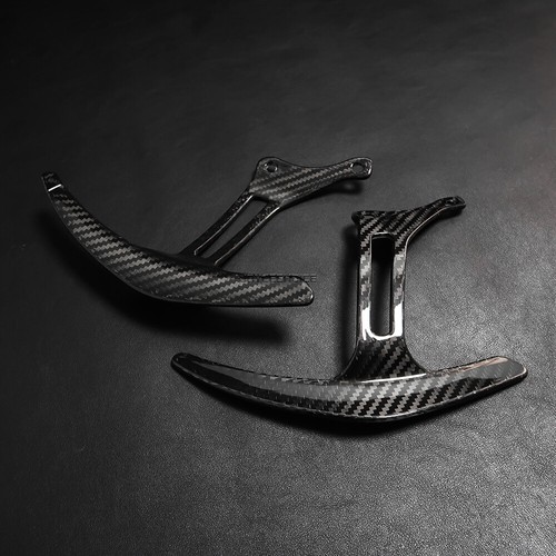 Cambios de paleta extendidos de carbono real para Ferrari 458 Italia Speciale F12 Replace - Imagen 5 de 8