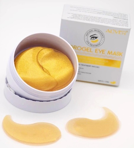 60pcs Under Eye Gold Hydrogel Collagen Ceramides & Coenzyme Q10 Eye Mask Patches - Picture 5 of 7
