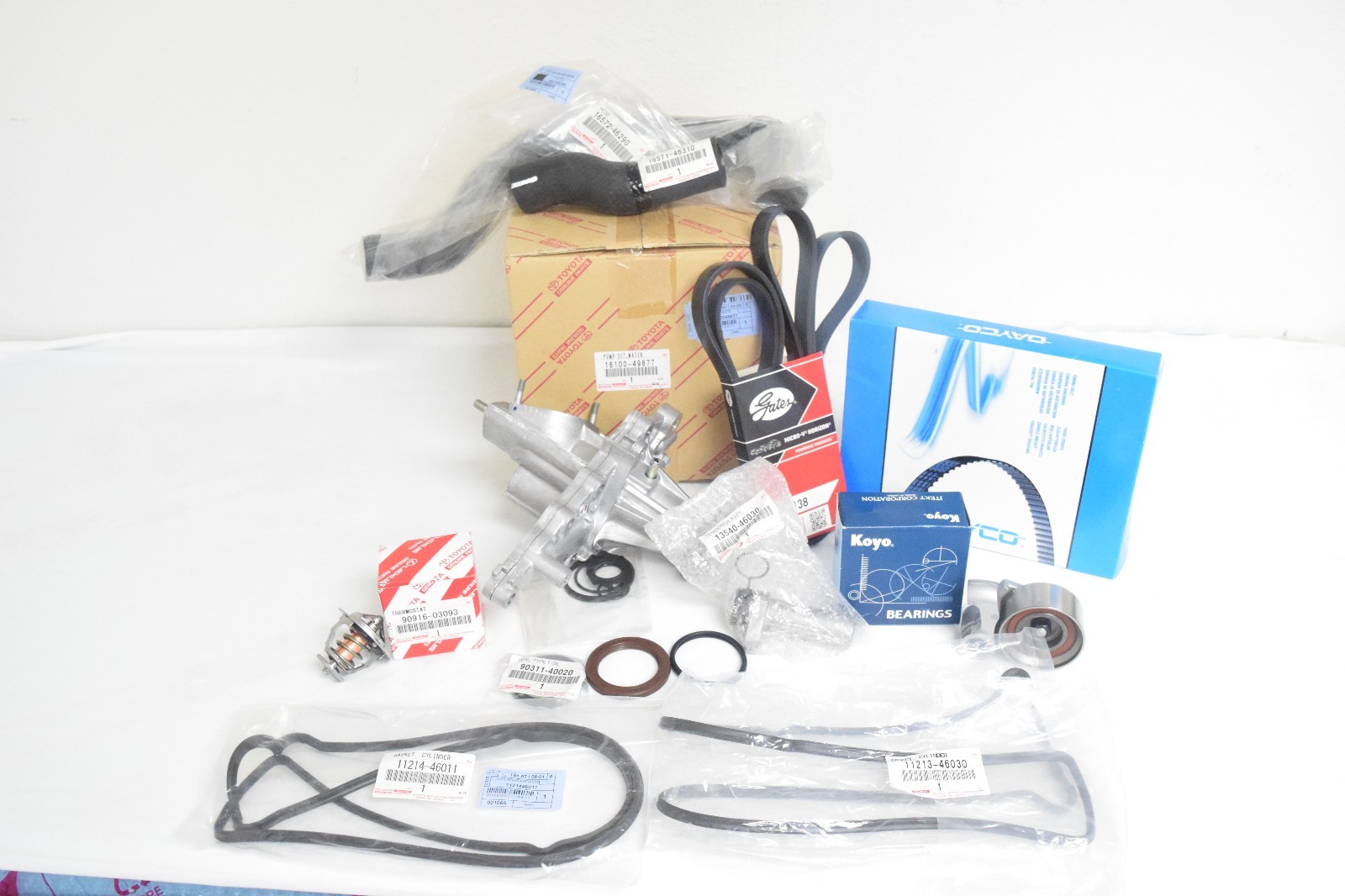 LEXUS GS300/IS300 WATER PUMP DRIVE/TIMING BELT/THERMOSTAT/HOSES/VALVE