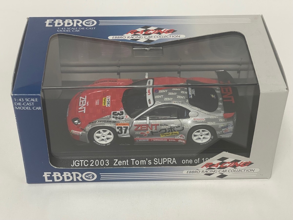 1/43 Ebbro Zent Tom's Toyota Supra JGTC 2003 car #37 #465 1/43 Ebbro Zent Tom's Toyota Supra JGTC 2003 car #37 #465
