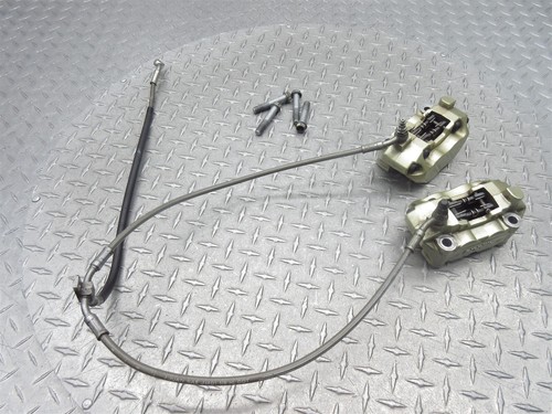 2014 14-16 Aprilia Shiver 750 SL750 Left Right Front Brake Caliper Line Pad OEM - Picture 8 of 11