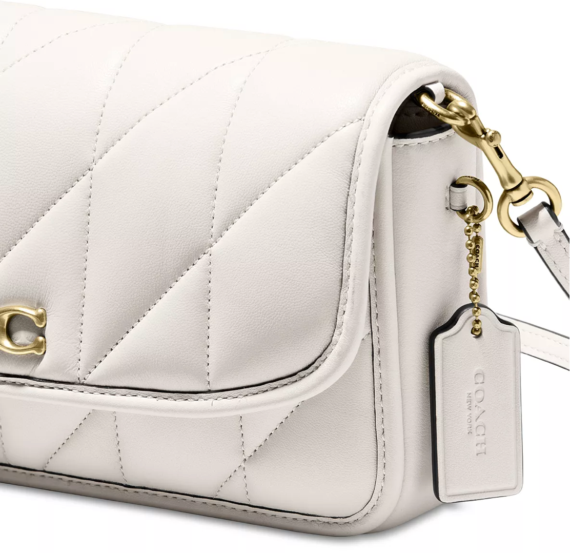 Coach Quilted Pillow Chalk Leather Hayden Crossbody Bag eBay