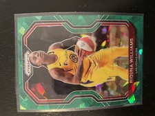 2021 Panini Prizm WNBA Green Ice Prizm #38 Riquna Williams