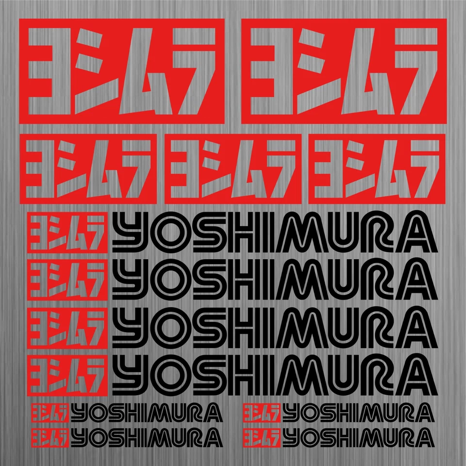 RAWISTICKER Pegatina YOSHIMURA sticker moto moto race tuning 13 piezas