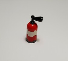 Lego® Feuerlöscher MOC 3941 rot weiß 553c 4032 Zubehör Rettung 614301 614321