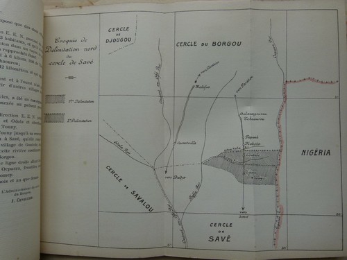 1911 NOTES SUR LE CERCLE DE SAVE POPULATION NAGOT-TCHABE DAHOMEY BENIN COUCHARD - Picture 2 of 5