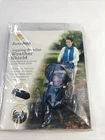 Jogging Stroller Weather Shield J is for Jeep Brand Storage bag Clear View  NEW