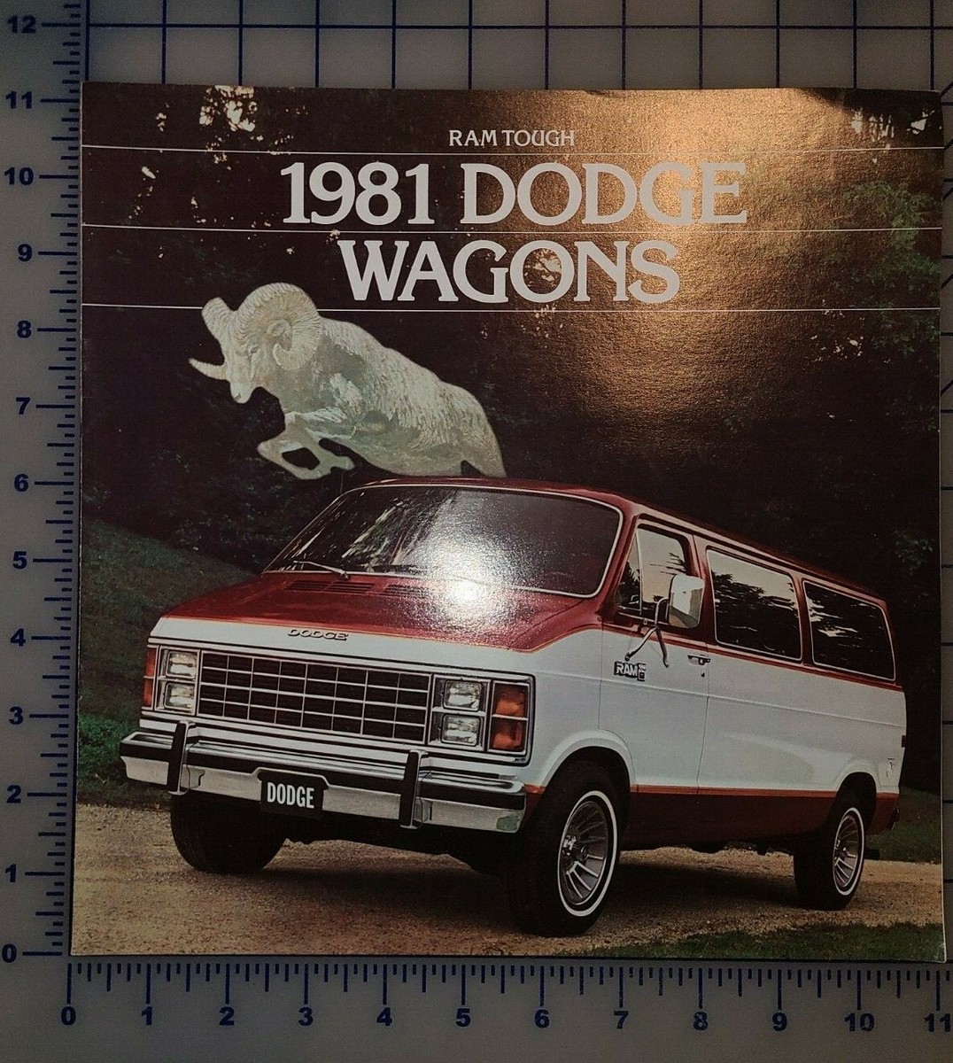 1981 Dodge Ram Van Wagon B 150 250 350 Brochure | eBay