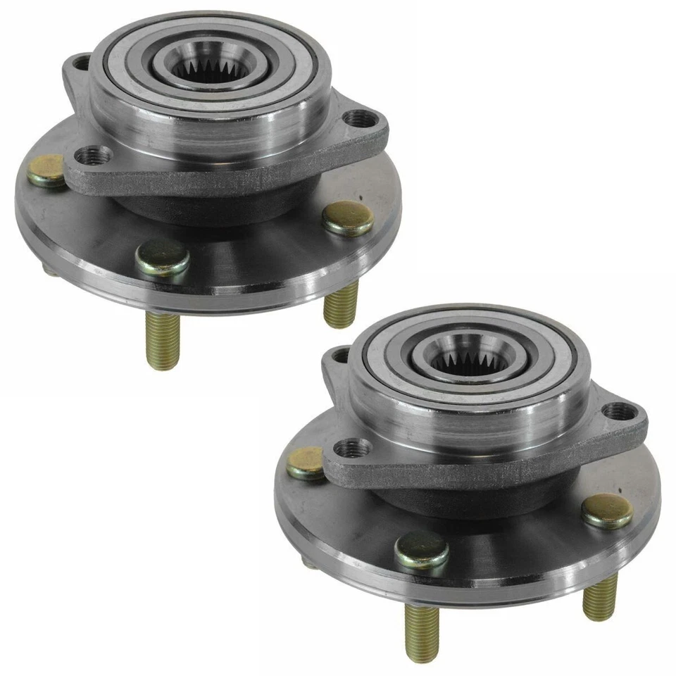 Novo conjunto de pares de cubos e rolamentos de roda dianteira TRQ para 1995-2009 Chrysler Dodge Eagle - Imagem 3 de 4